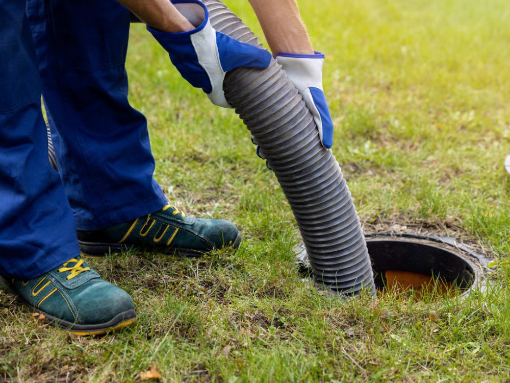 sewage damage cleanup tank